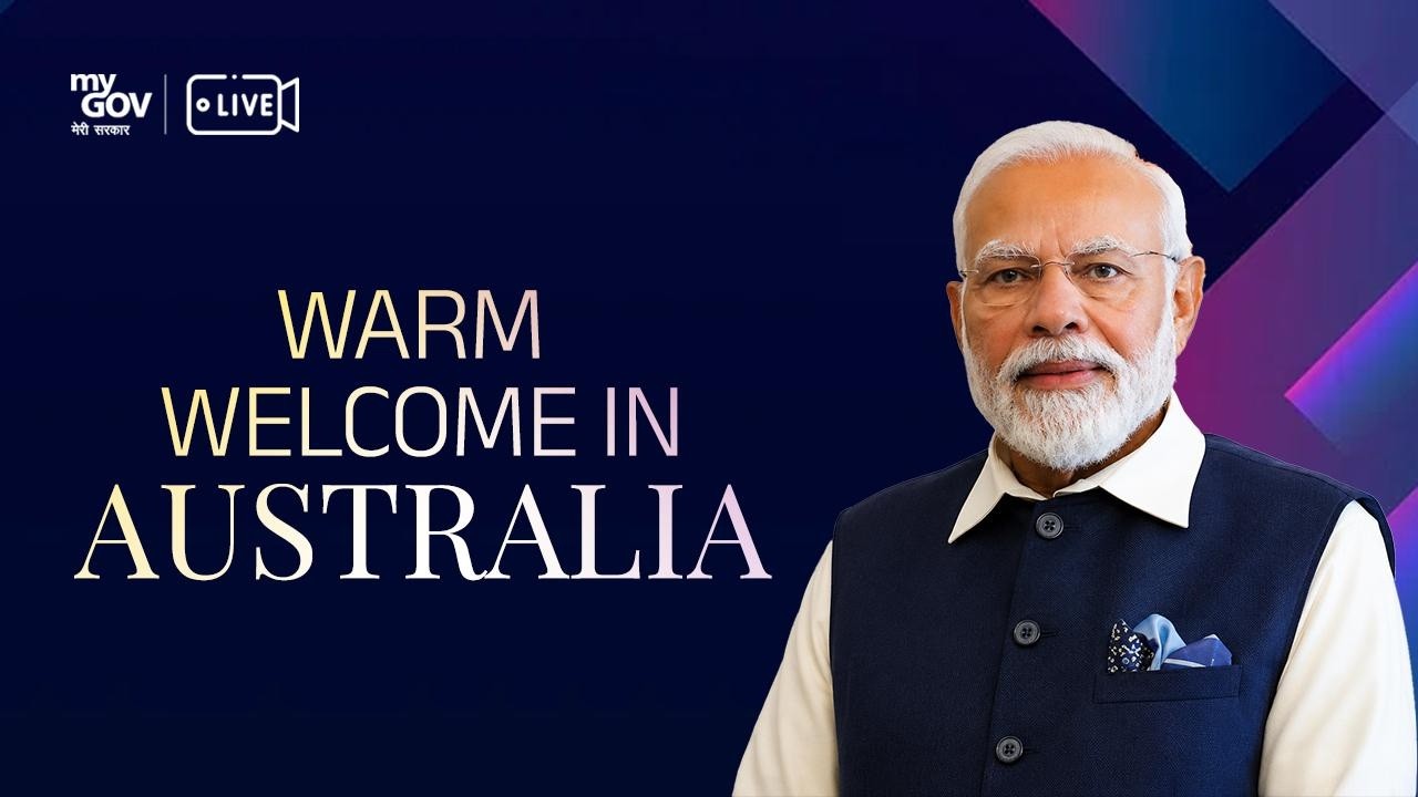 LIVE: PM Modi arrives to a warm welcome in Australia