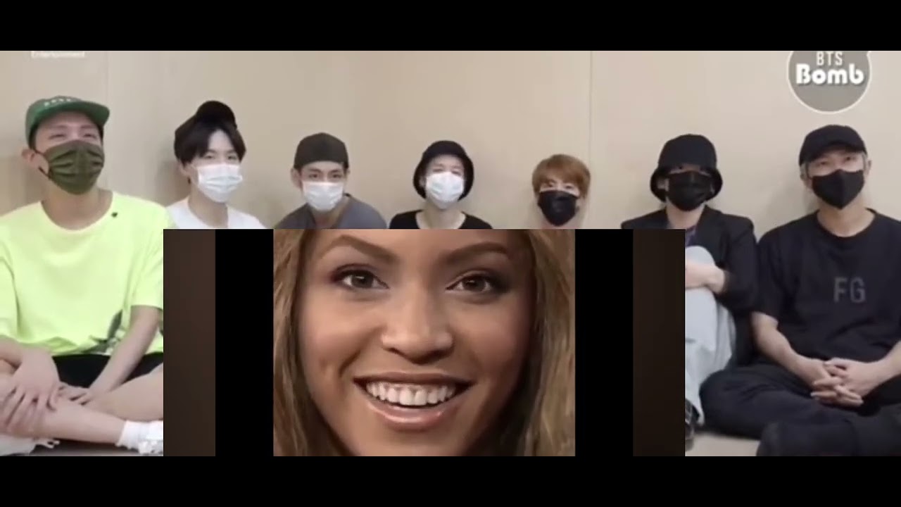 bts reaction to Beyonce funny moments (fake reaction)
