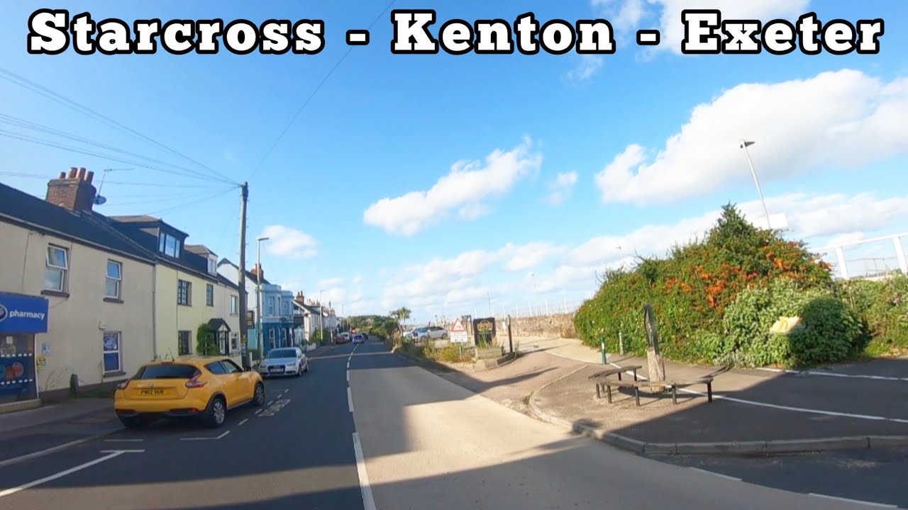 A drive with us production 18/09/23  Starcross - Kenton - Exeter real time Devon coast & country UK