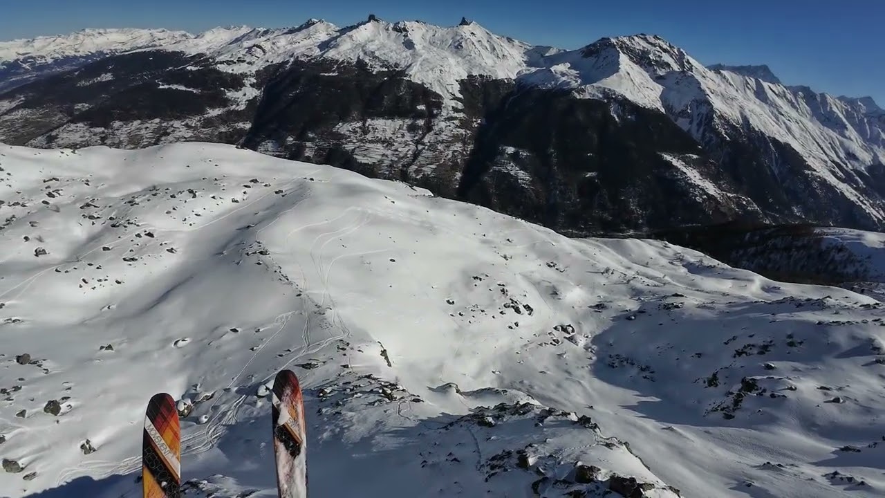 Valais Val d'Hérens Evolène  MtRouge retour sur Lannaz