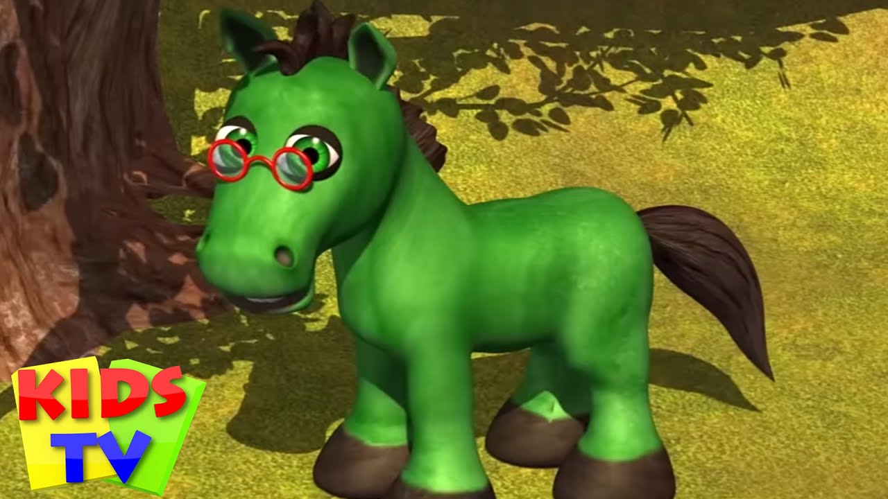 Cavalo Verde Divertido Canção Infantil e Mais Vídeo Educativo Por El Reino