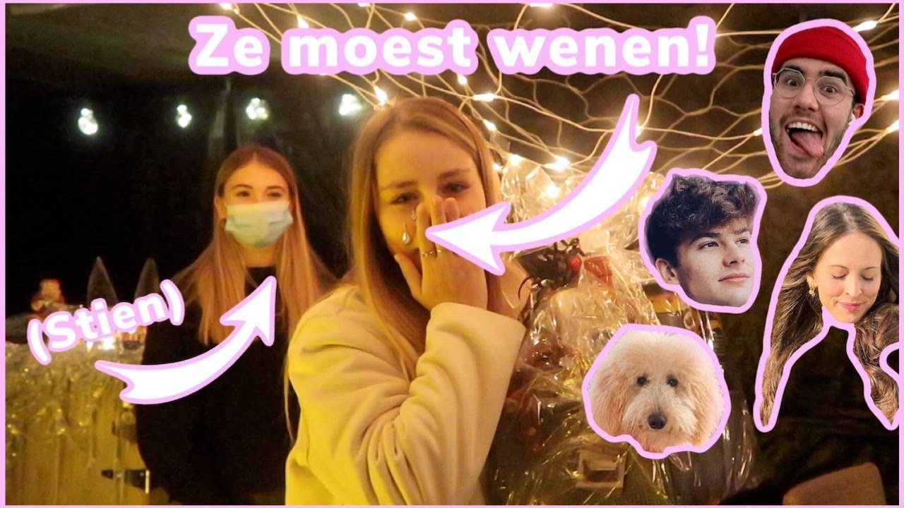 Steffi moest wenen na dit cadeau...