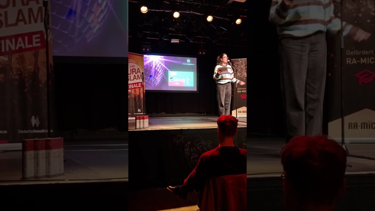 Finale DAV Jura-Slam 2025: Esma aus Köln