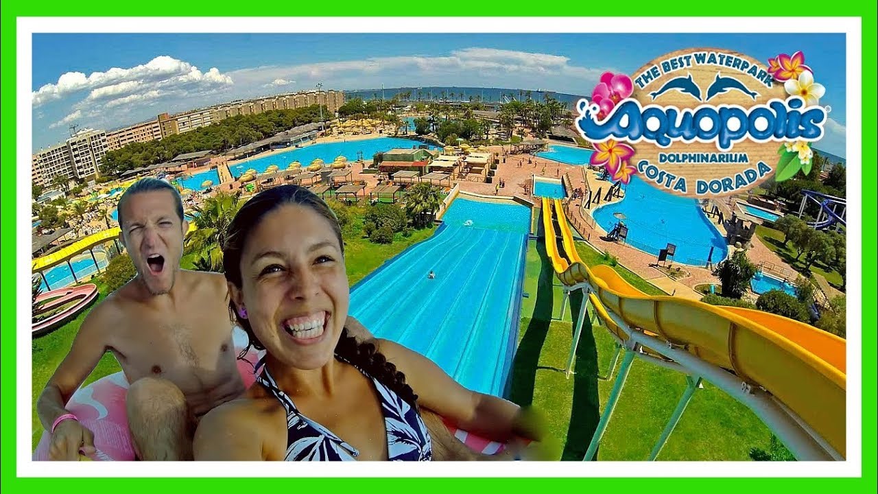 🌊 AQUOPOLIS Costa Dorada 2022 (La Pineda / Salou) ✅ Todas las Atracciones y Toboganes | España