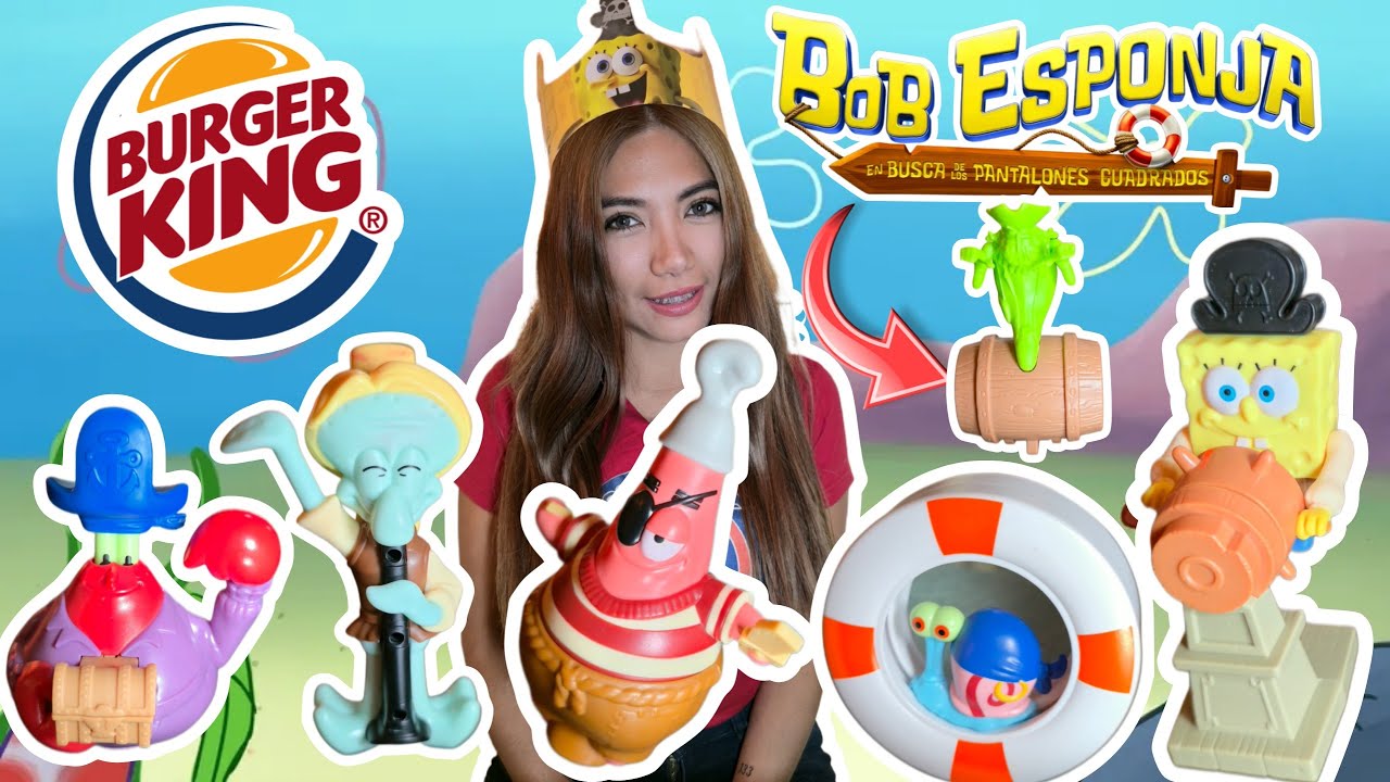 LA ULTIMA COLECCIÓN DEL 2025! JUGUETES BOB  ESPONJA En Burger King México 
