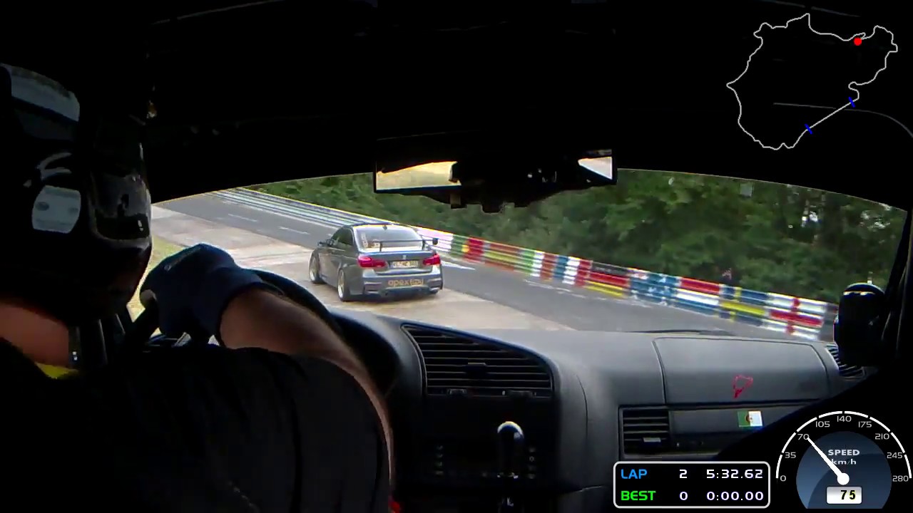 M3 E36 3.2 chasing M3 F80 ApexTaxi Nürburgring Nordschleife