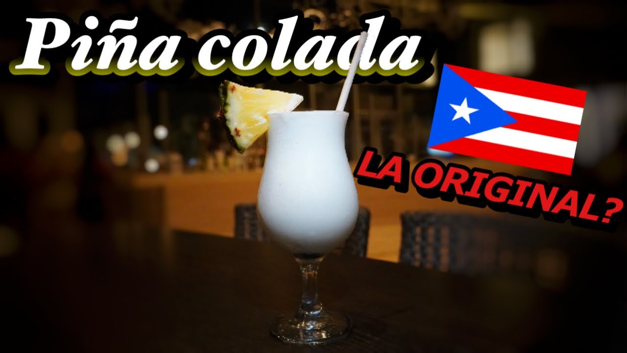 Piña Colada 🍍 El origen 🔝 Receta HISTORIA