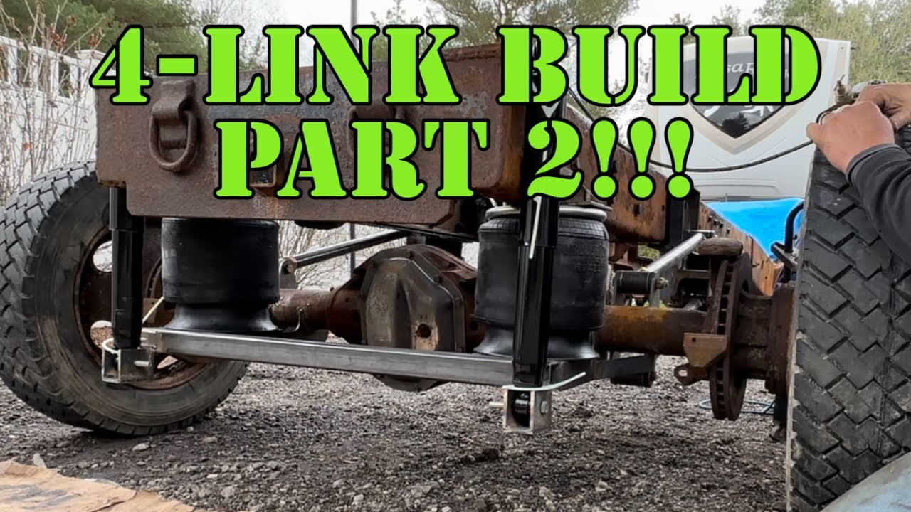 Cummins Swap C3500HD: Custom Air Ride 4-Link Part 2!!!