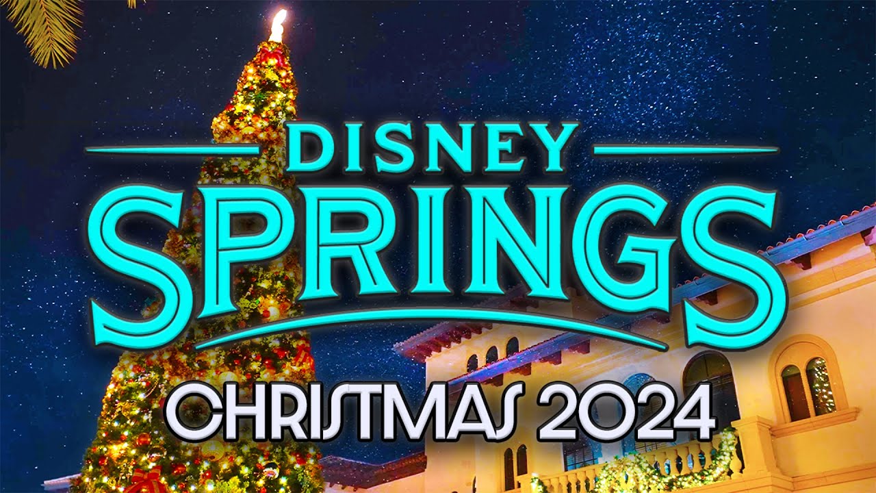 Disney Springs Christmas 2024 - Evening Walkthrough at Walt Disney World [4K POV]