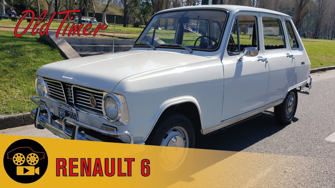 Renault 6 Año 1971 Color Blanco Los Andes Interior Bordó - Ika Renault - Oldtimer Video Car Garage