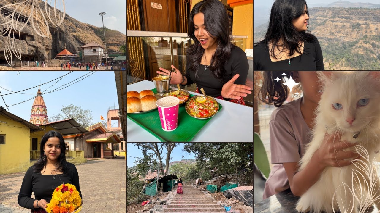 A day in my life | Eating Misal pav at Buvanchi misal | Visiting Vaghjai and Ekvira devi temple 