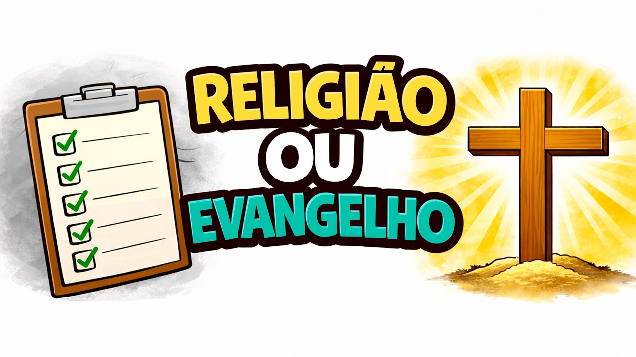 Diferen&ccedil;a entre religi&atilde;o e evangelho | #Religi&atilde;o #JesusCristo #Gra&ccedil;a #EstudoB&iacute;blico