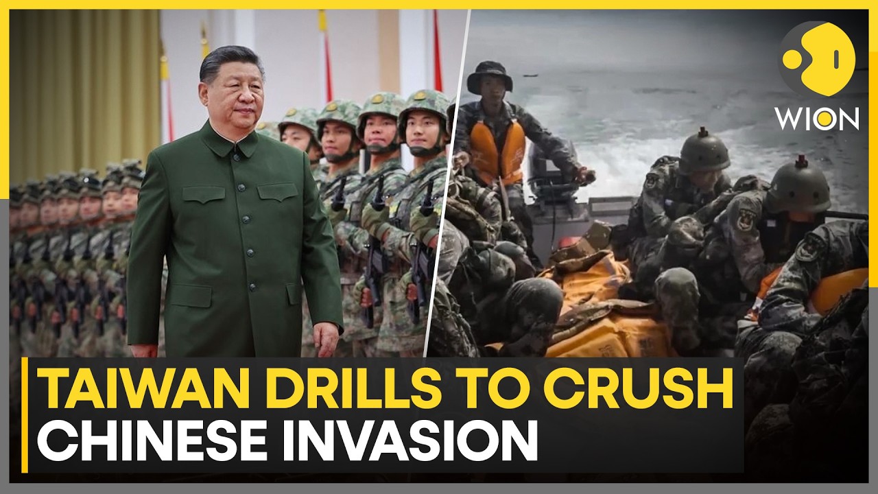 China-Taiwan Tensions: Taiwan Simulates Destroying An Invading Chinese Force | WION World News