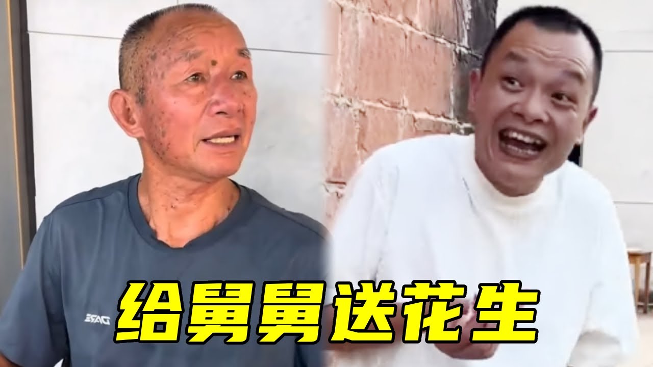 老表给舅舅送花生，慧慧自告奋勇帮老表送，结果搬起石头砸了自己的脚！#搞笑段子 #内涵段子