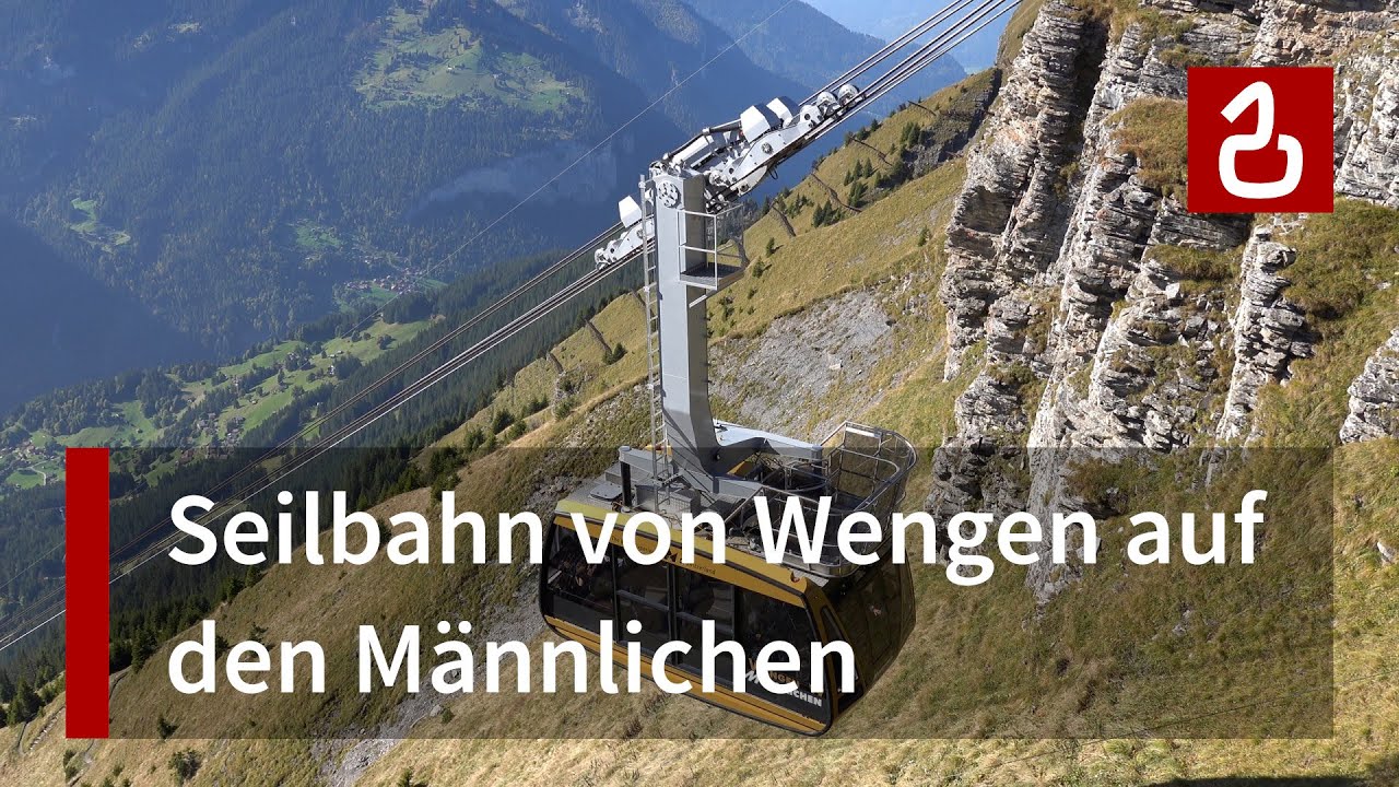 Luftseilbahn Wengen - M&auml;nnlichen | Steile Direktverbindung im Angesicht von Eiger, M&ouml;nch & Jungfrau