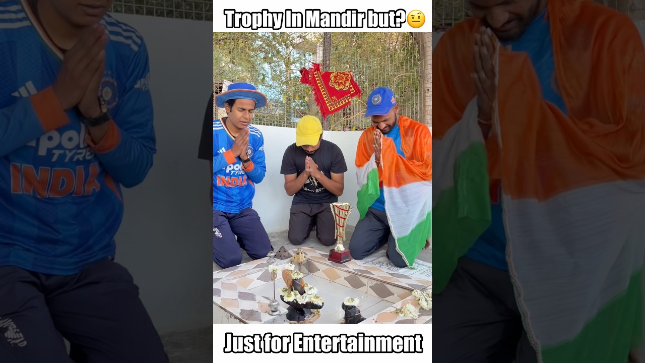 World Cup trophy in Mandir Controversy😯 ft. Jay shah, Sky & Gambhir #trending #cricket
