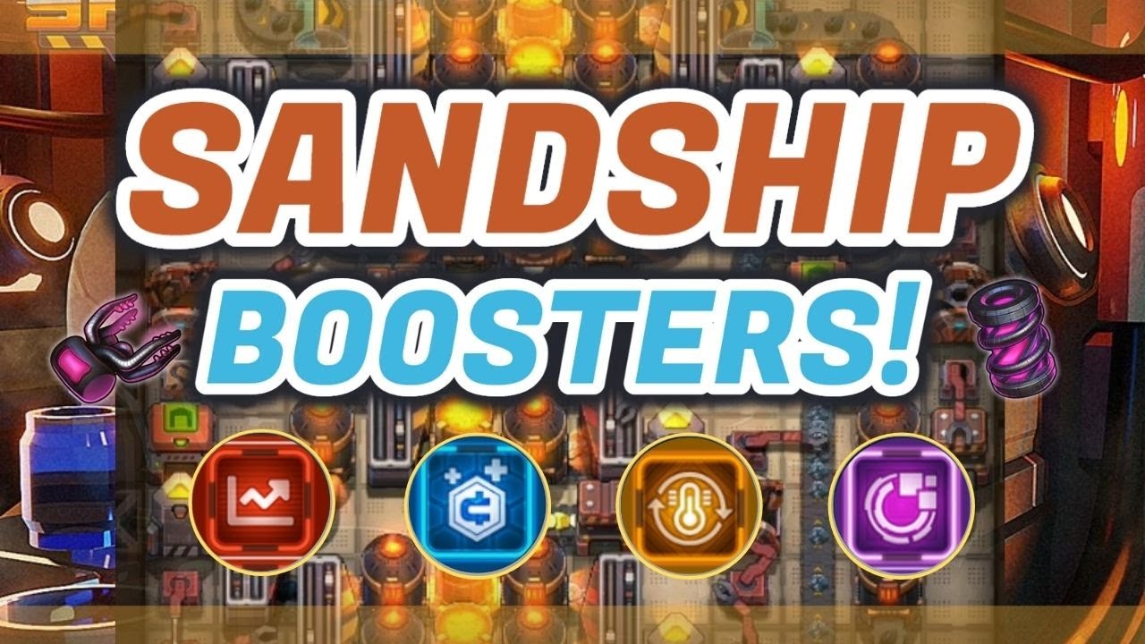 Sandship Crafting Factory: Everything you need to know about BOOSTERS! [HD]