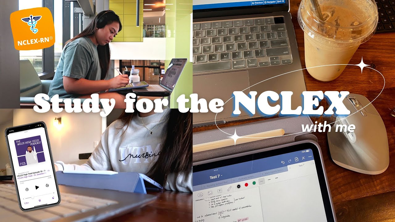 NCLEX STUDY VLOG | What Im using, editing,