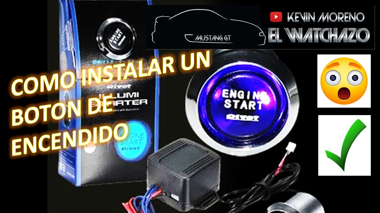 COMO PONER UN BOTON DE ENCENDIDO #MUSTANG 94-04 #MUSTANG SN95 #MUSTANG NEW EDGE #EL WATCHAZO