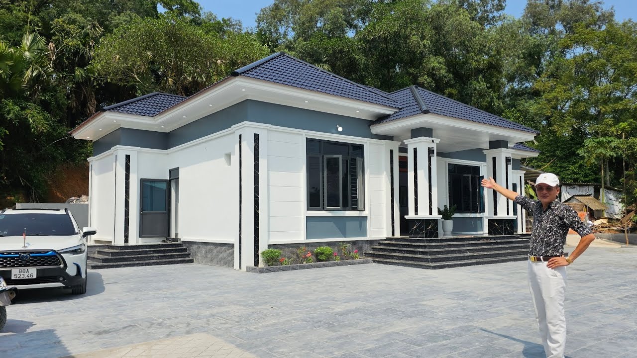 nhà đẹp 2407 biệt thự nhà vườn mái Nhật 180 m² 4 phòng ngủ lập Thạch