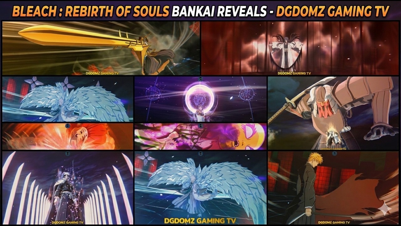 ALL BANKAI AWAKENING & KIKON MOVES | BLEACH : REBIRTH OF SOULS | CHARACTER FINISHERS