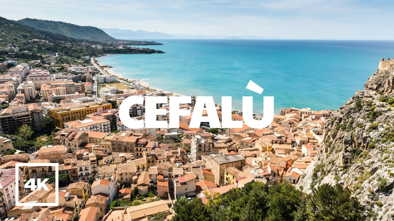 Cefalù, Sicily 🇮🇹 | Charming Coastal Town & Historic Streets Walking Tour in 4K