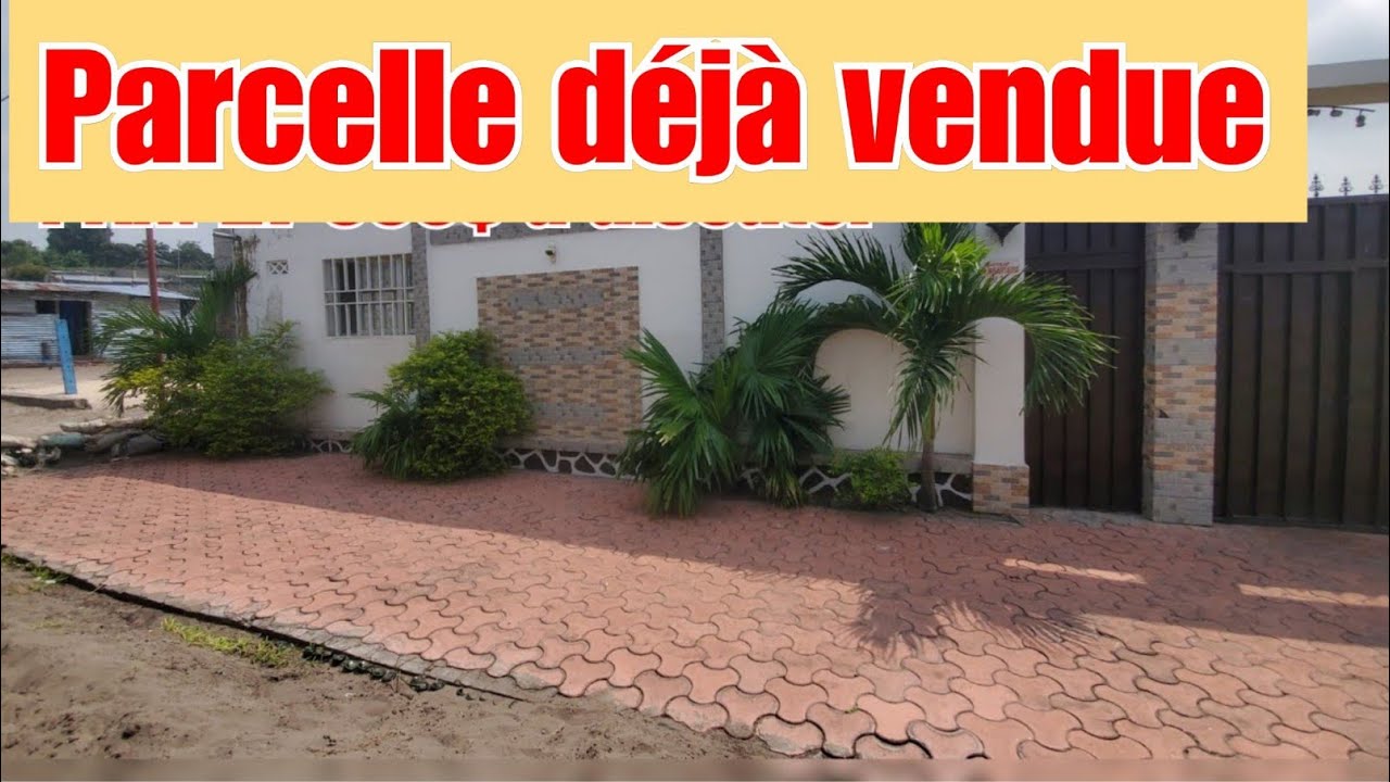 👉PRIX:27 000$ À DISCUTER, JOLIE RÉSIDENCE MISE EN VENTE À KINSHASA AVEC UNE MAISON HABITABLES,ETC...