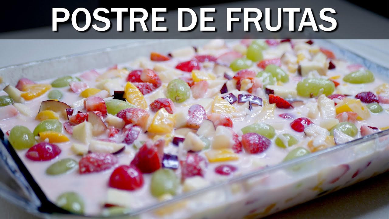 Ensalada de Frutas con Lechera Postre Delicioso y Facil | A la mesa