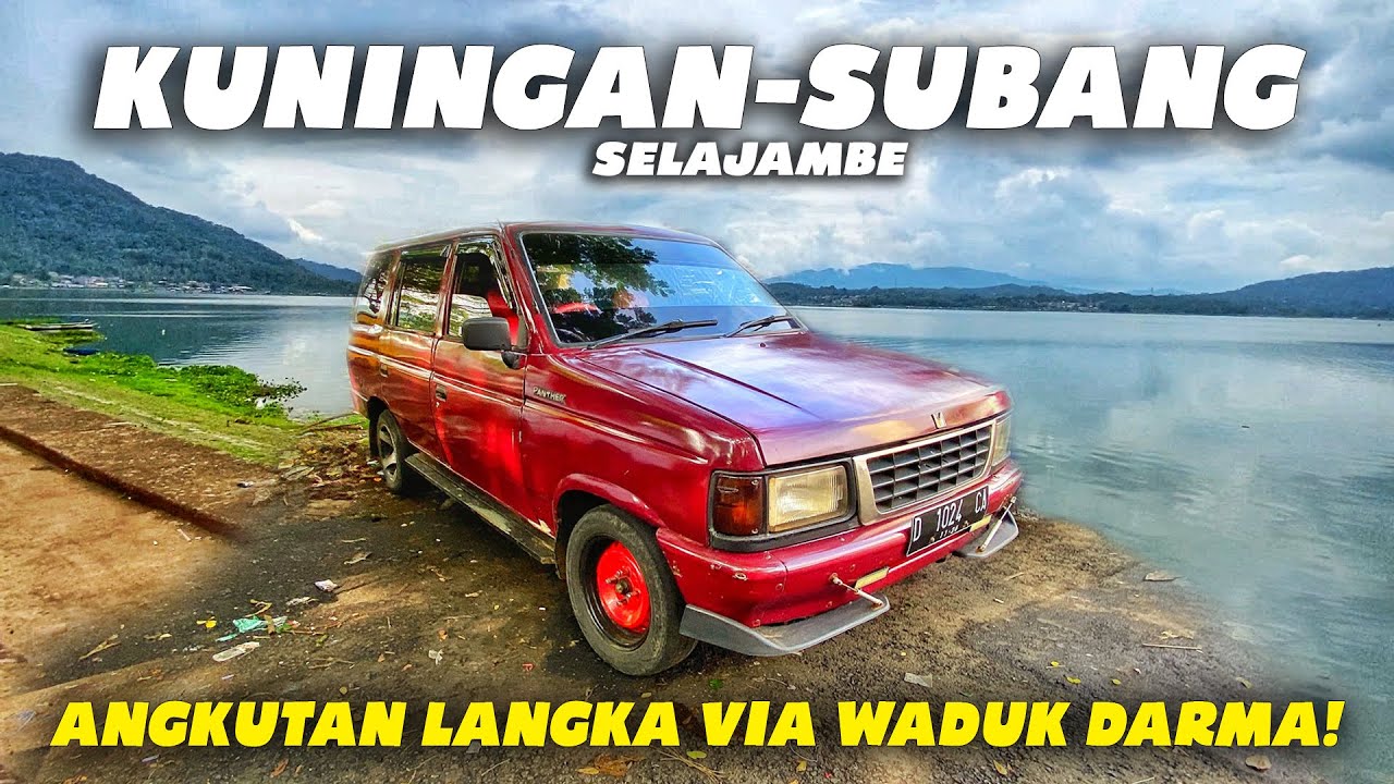 Angkutan Unik ke Pelosok Perbatasan Kuningan-Ciamis! Naik PANTHER Tua Melihat Indahnya Waduk Darma#1