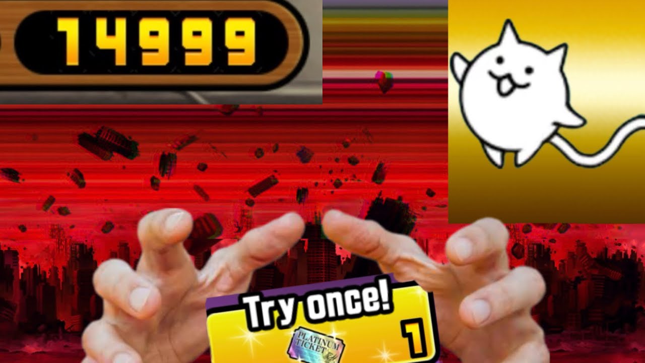 15k user rank and true superfeline! +platinum draw (battle cats)