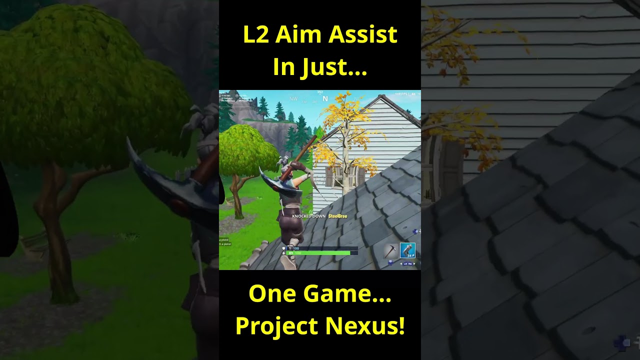 L2 Aim Assist In Just One Game... -Fortnite Project Nexus Chapter 1 Season 8!