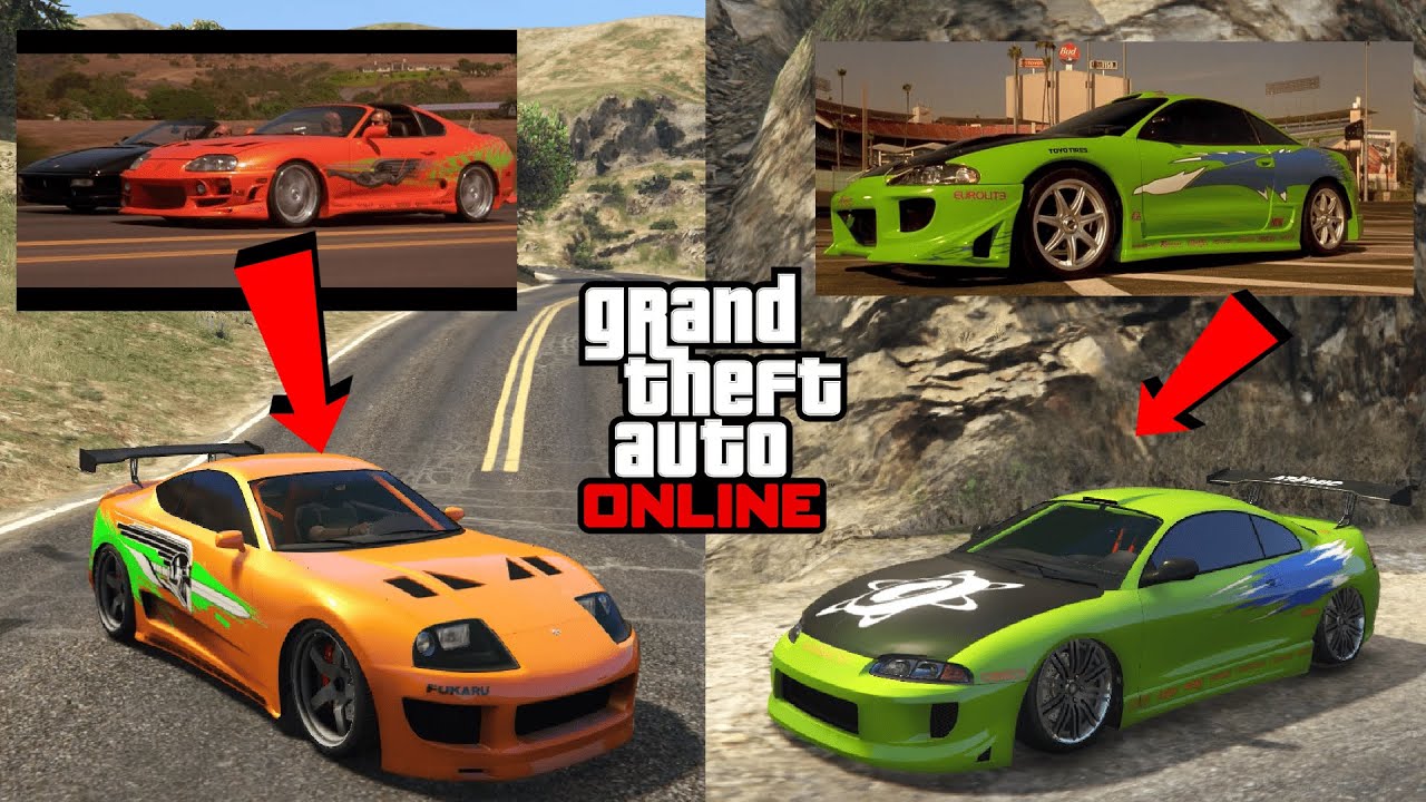 Los autos de RÁPIDO Y FURIOSO en el GTA Online