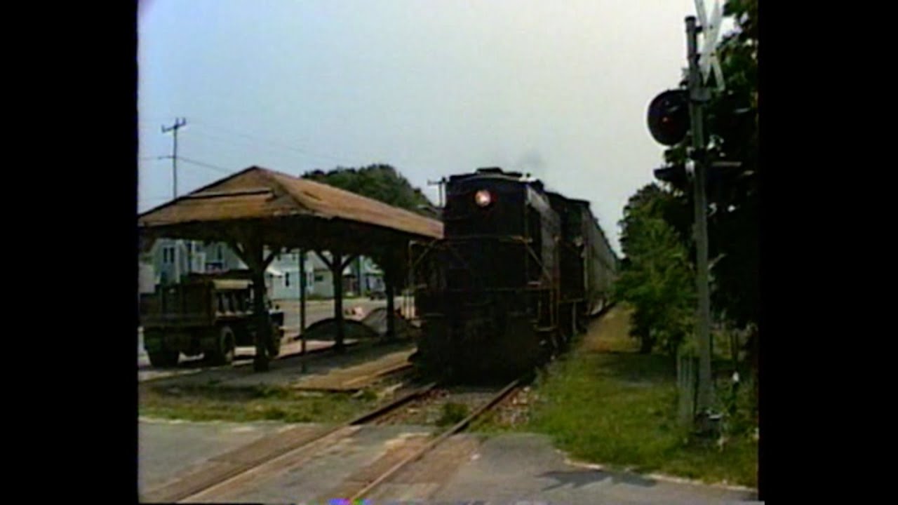 Bay Colony Railroad - Cape Cod Line - 1052 Alco S2 Trash Train 7/6/94
