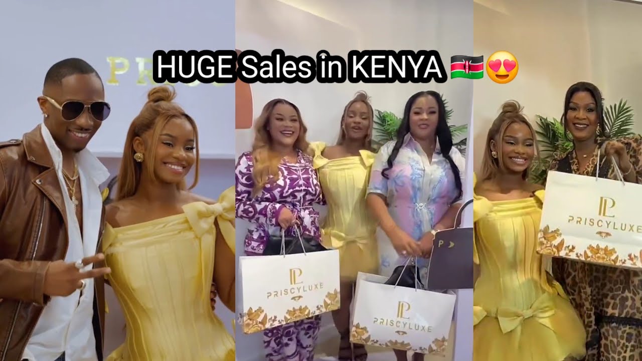 Priscy LUXE in KENYA, UTAPENDA | Full Sales Vlog 😍🇰🇪 #priscillaojo #jux #rakeem #glamgossip 