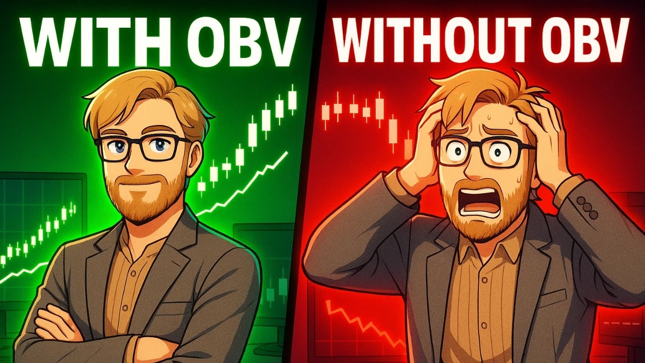 Wskaźnik TradingView dla wolumenu r&oacute;wnowagi (OBV) ↪ Strategia handlowa w zestawie ✅