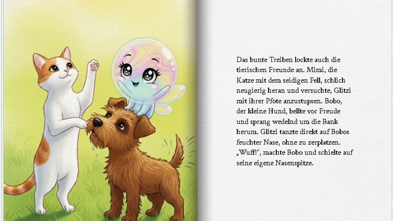 Die Funkelnden Seifenblasen German Kindergeschichte Wissenschaftsspaß für Kinder
