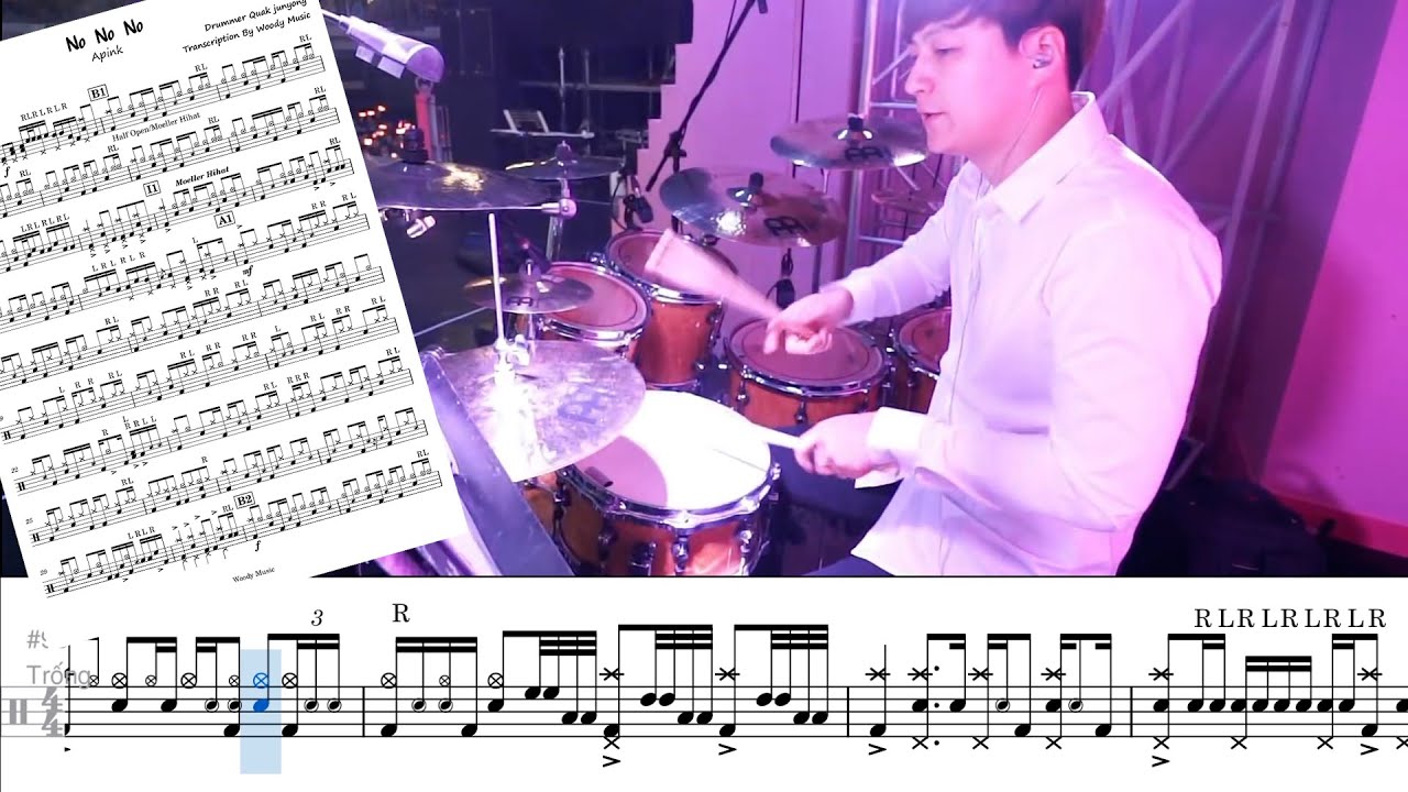 NONONO | 에이핑크 -  ( 드러머 곽준용 Drummer Quak Junyong ) (★★★★★).