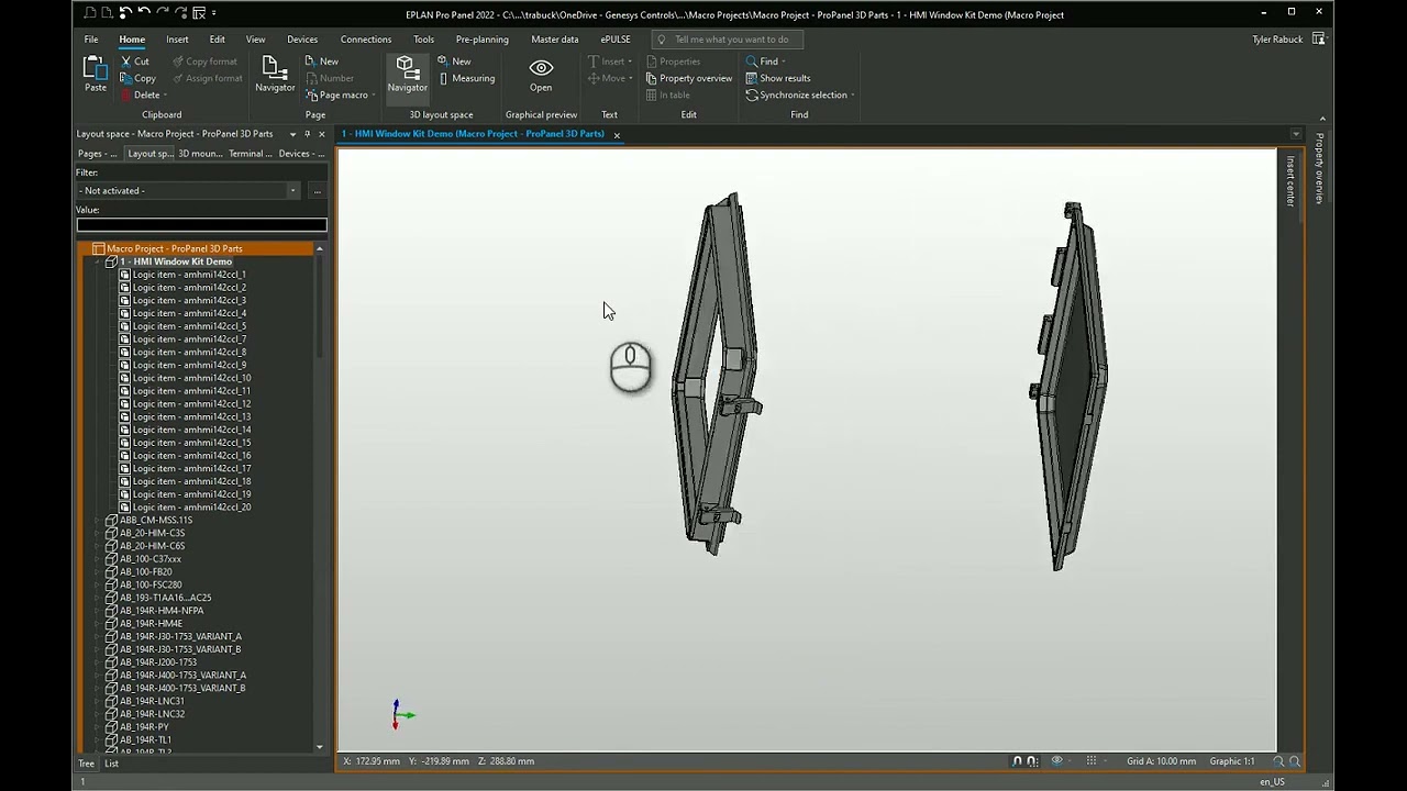 EPLAN: 3D Macro with Multiple Components