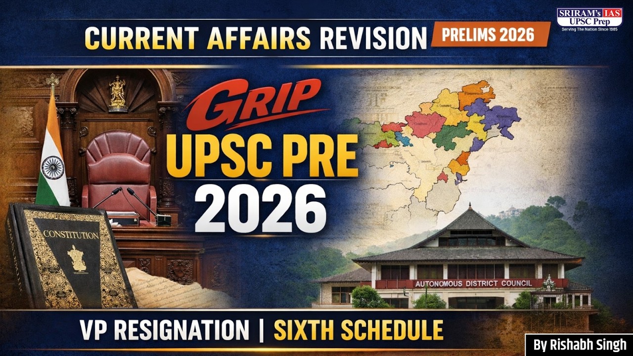 UPSC Prelims 2026 | Current Affairs GRIP EP-01 #UPSC #UPSCPrelims2026