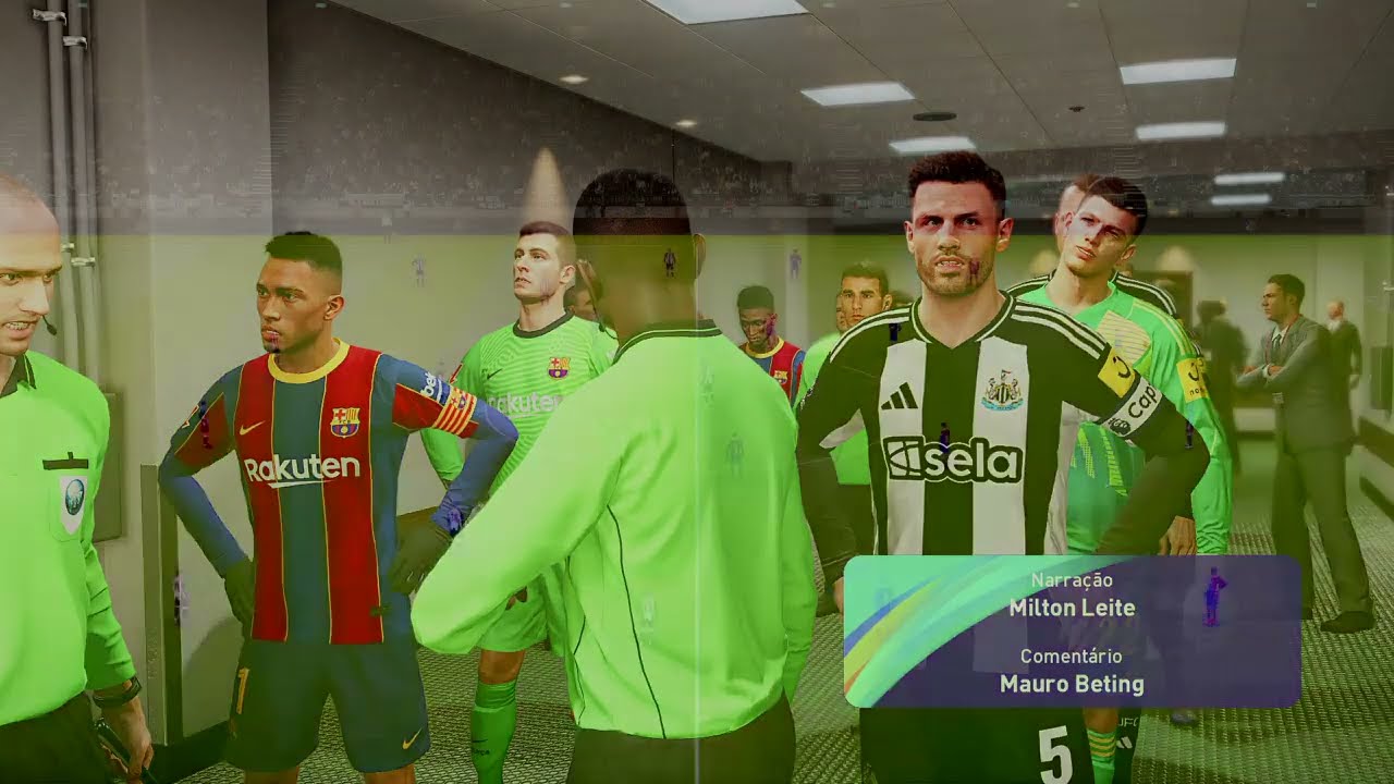 NEWCASTLE X BARCELONA| AO VIVO COM IMAGENS | JOGO DE HOJE | PES 21 gameplay ps4