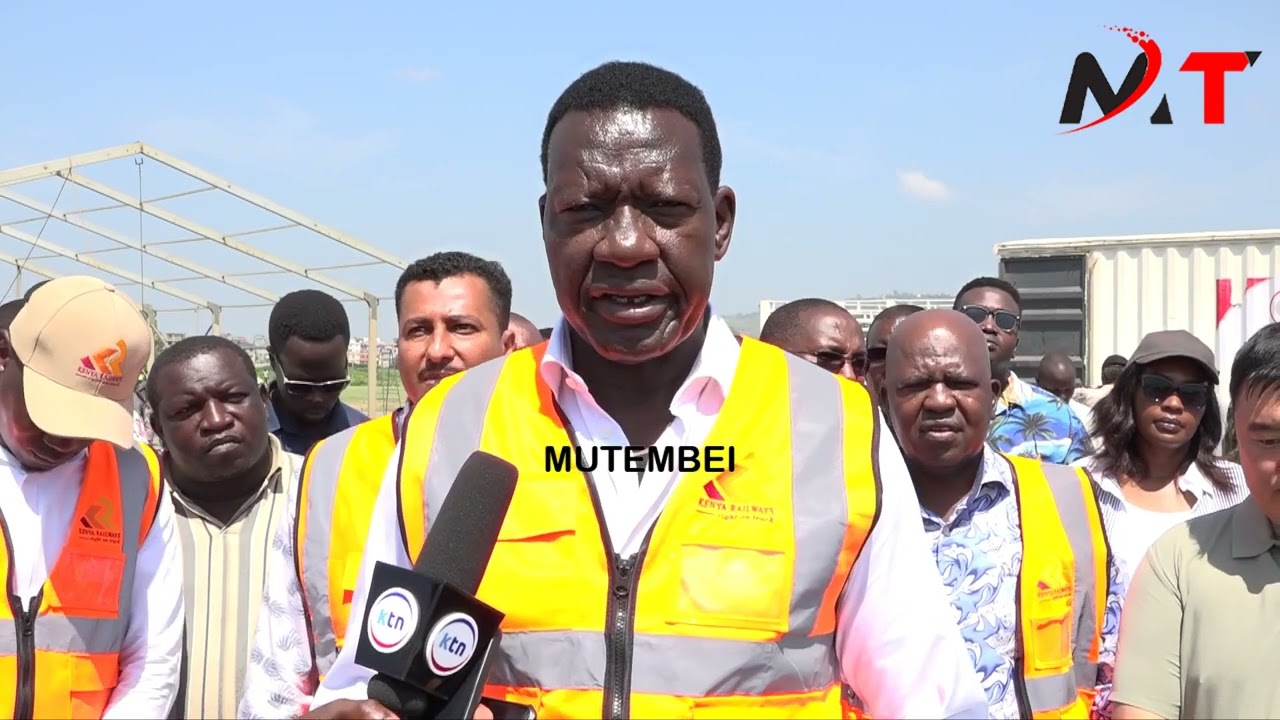 CS CHIRCHIR INSPECTING KISUMU - MALAVA SGR ONGOING CONSTARCTION!!!