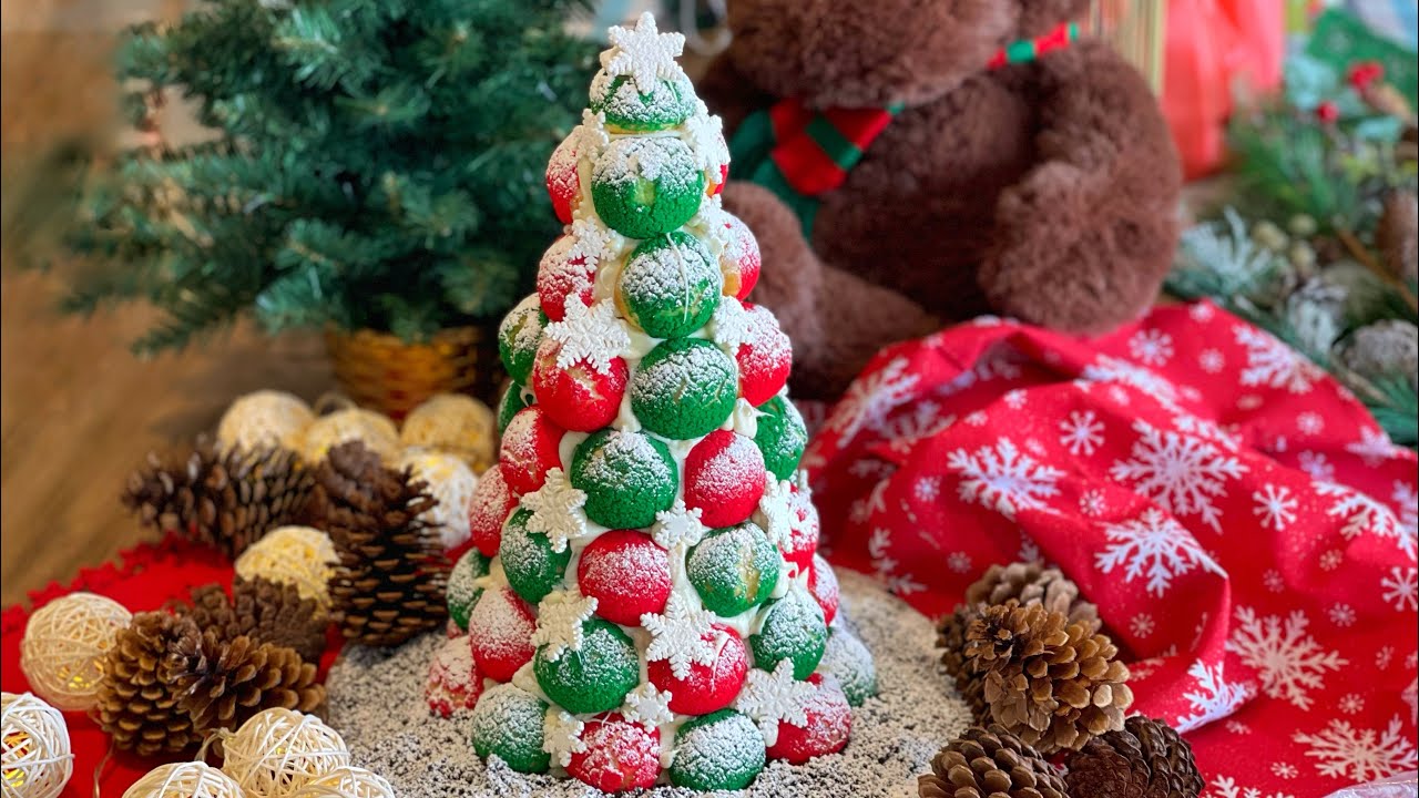 ÁRBOL DE NAVIDAD COMESTIBLE- Croquembouche con Profiteroles