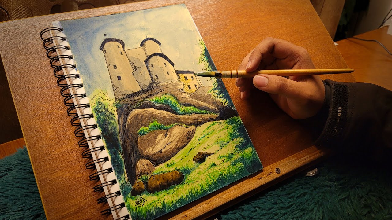 I tried watercolors for a week