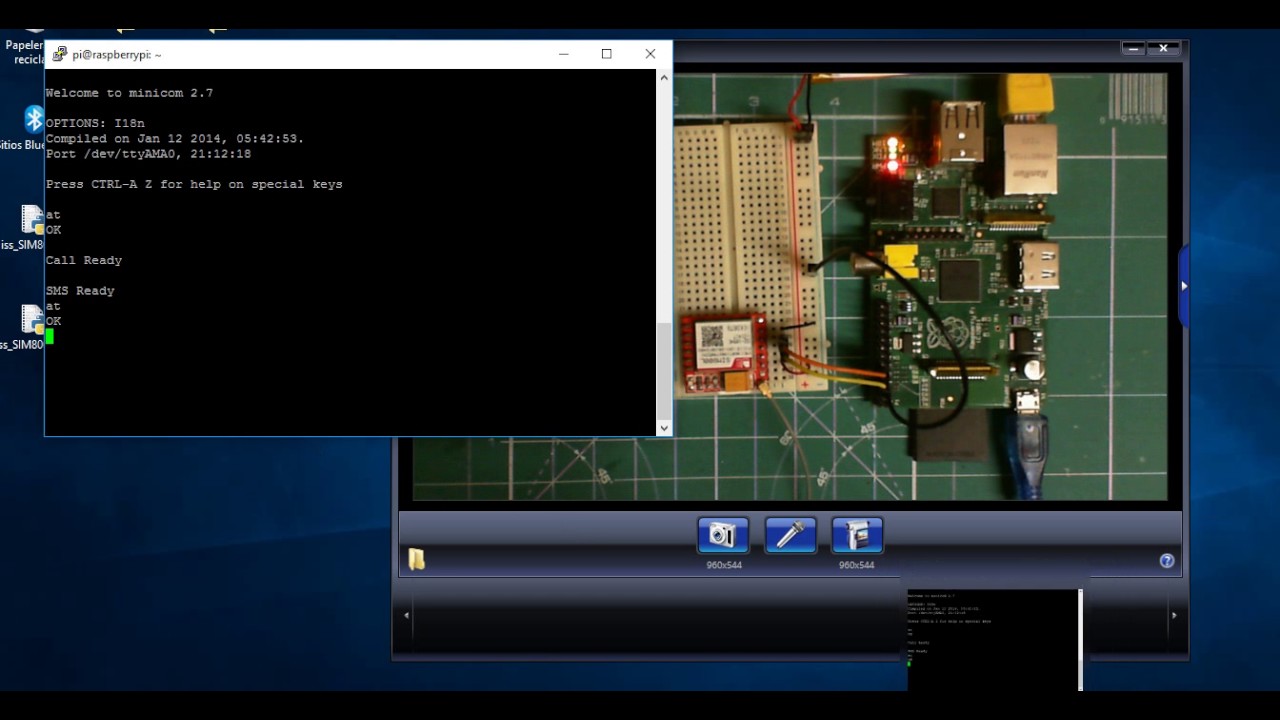 GSM SIM800L Raspberry Pi AT HTTP GET requests