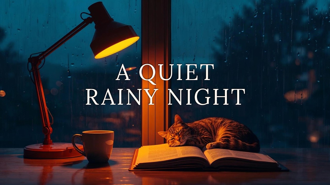 Deep Focus Piano for Work & Study &ndash; Cozy Rainy Night Study (3 Hours)
