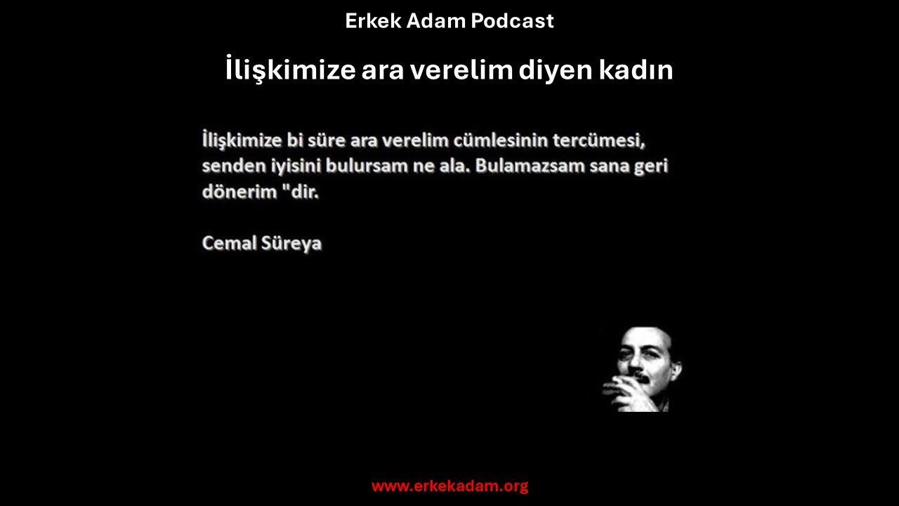 İlişkimize ara verelim diyen kadın
