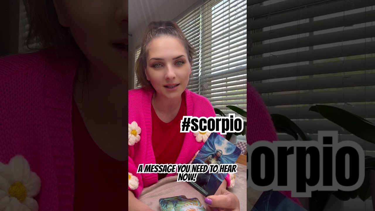 #SCORPIO * A MESSAGE YOU NEED TO HEAR NOW!* #tarotvictoria