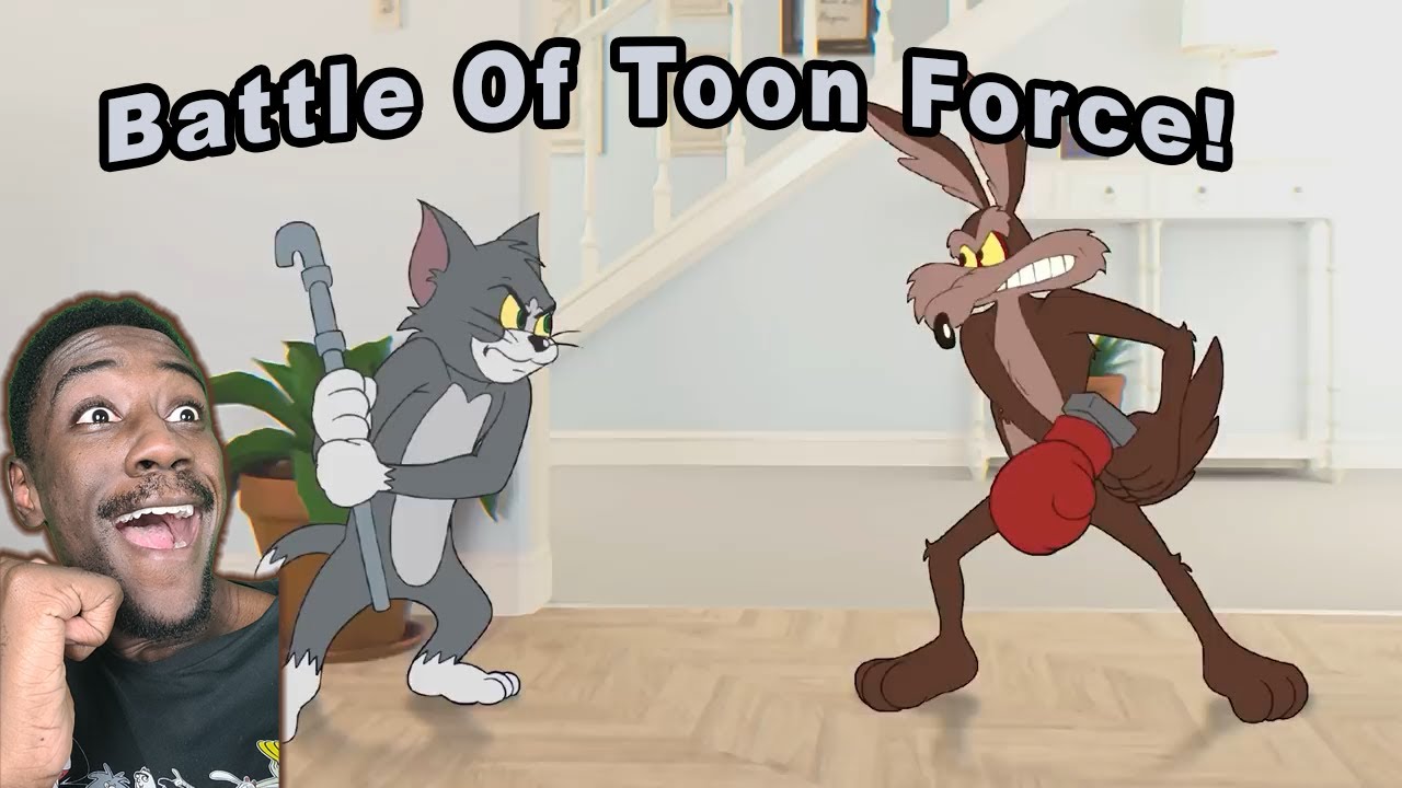 БЕЗУМНАЯ БОРЬБА! | Хитрый Койот против Кота Тома (Looney Tunes против Тома и Джерри) | РЕАКЦИЯ НА...