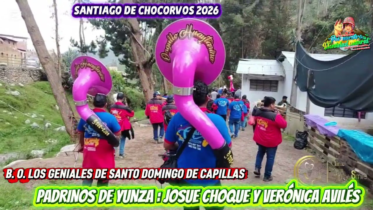 Carnaval 2026 Santiago de Chocorvos Padrinos Josue y Verónica. 