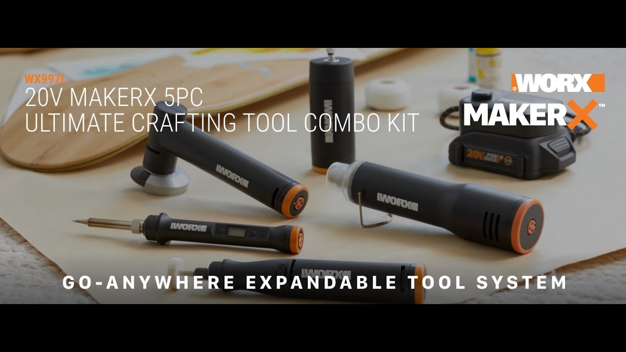 WORX WX997L MAKERX Crafting Tool Deluxe Combo Kit